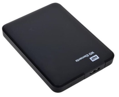 Внешний жёсткий диск 1Tb WD Elements Portable (WDBUZG0010BBK-EESN/WESN) USB 3.0