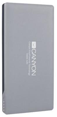 Внешний аккумулятор Canyon CNS-TPBP10 10000mAh Dark Gray