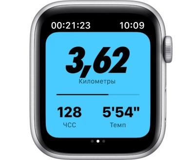 Умные часы Apple Watch Nike SE 44mm Silver Alu Pure Platinum/Black Nike SB EU