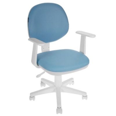 Детское кресло Бюрократ CH-W356AXSN/15-107 голубой (пластик белый)