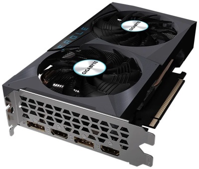 Видеокарта GeForce RTX 3050 EAGLE OC 8GB GDDR6  Gigabyte GV-N3050EAGLE OC-8GD