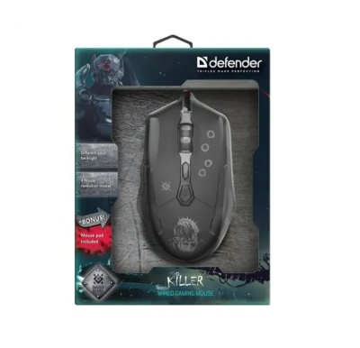 Мышь DEFENDER Killer GM-170L black