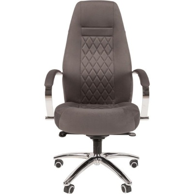 Офисное кресло Chairman Home 950 ткань Т-55 серый