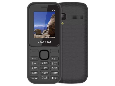 Телефон мобильный Qumo Push X5 Black
