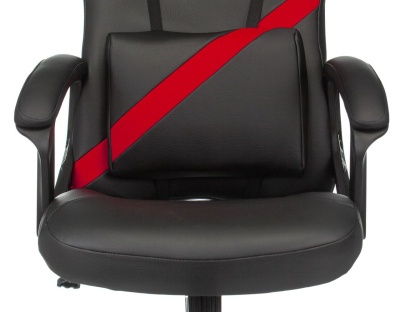 Игровое кресло Бюрократ Zombie VIKING DRIVER черный/красный эко.кожа с подголов. крестовина пластик