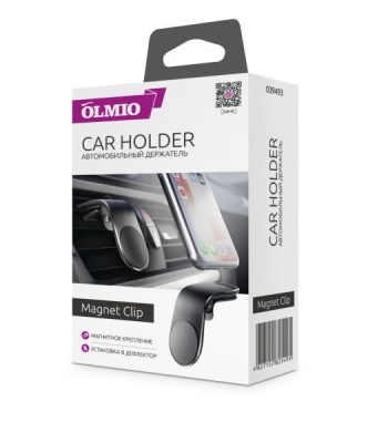 Автомобильный держатель OLMIO Magnet Clip д/смартфонов