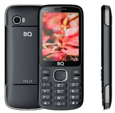 Телефон мобильный BQ 2808 TELLY Black/Grey