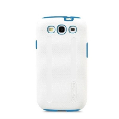 Накладка Samsung S3 I9300 Melkco Kubalt white/dark blue