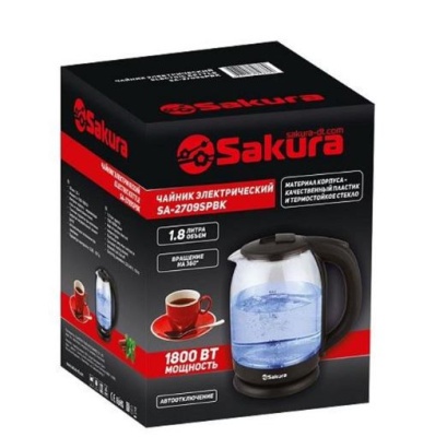 Электрический чайник SAKURA SA-2709SPBK