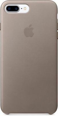 Чехол iPhone 7/8 Plus Leather Case Песочно серый