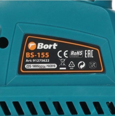 Шлифовальная машина вибрационная BORT BS-155 (150Вт; 90х187мм)