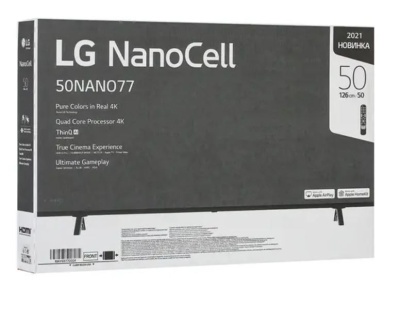 Телевизор 50" LG 50NANO776PA 4K Smart NanoCell Белый
