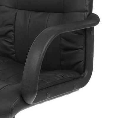 Офисное кресло BRABIX Hit MG-300, с подлокотниками, экокожа, черное, 530864