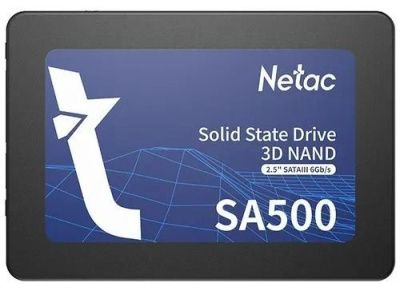 SSD-накопитель 512GB Netac SA500 SATA 2.5" NT01SA500-512-S3X