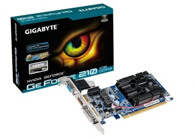Видеокарта GeForce 210 1GB DDR3 Gigabyte (GV-N210D3-1GI)
