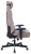 Игровое кресло Бюрократ KNIGHT T1 Grey - серый экомех с подголовником