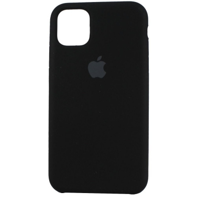 Чехол iPhone 11 Pro Max Silicone Case - Black Черный