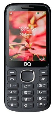Телефон мобильный BQ 2808 TELLY Black/Grey