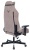 Игровое кресло Бюрократ KNIGHT T1 Grey - серый экомех с подголовником
