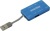 Картридер + Хаб Smartbuy 750, USB 2.0 3 порта+SD/microSD/MS/M2 Combo, голубой (SBRH-750-B)