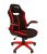 Игровое кресло Chairman Game 19, Ткань (черный/красный)