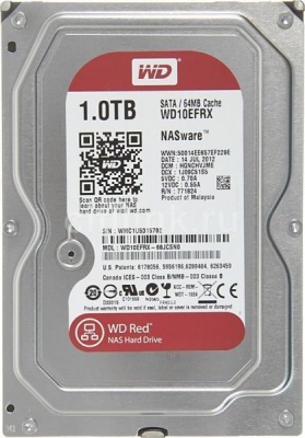 Жесткий диск 1TB WD WD10EFRX Red NAS edition