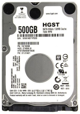 Жесткий диск для ноутбука 500Gb Hitachi HTS725050B7E630