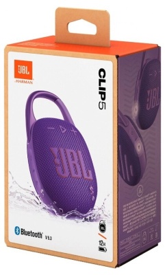 Портативная колонка JBL Clip 5 Purple