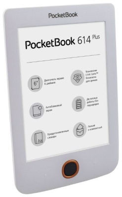 Электронная книга PocketBook 614 Plus Белый