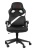 Игровое кресло Zombie Driver WH, Искус. кожа черно-белая