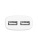 Сетевое зарядное устройство HOCO C12 Smart dual USB Charger Set (Lightning) White