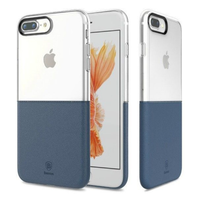 Накладка iPhone 7/8 Plus Baseus Half to Half Dark Blue