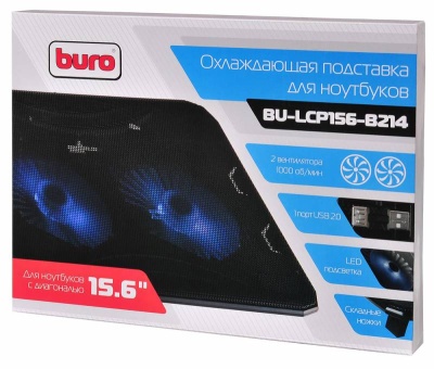Подставка для ноутбука BURO BU-LCP156-B214 15.6" (363706)