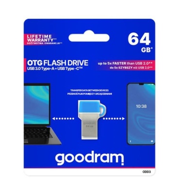 USB 3.0 Drive 64B Goodram ODD3 TYR C Blue