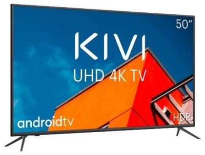 Телевизор 50" KIVI 50U710KB 4K UHD AndroidTV голосовое управление