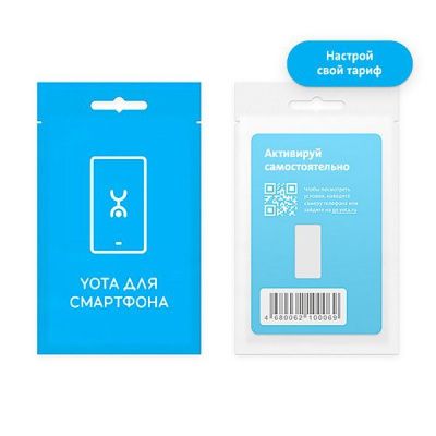 SIM-карта YOTA с саморегистрацией для смартфона