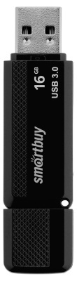 USB 3.0/3.1 Smartbuy 16GB Dock Black  (SB16GBDK-K3)