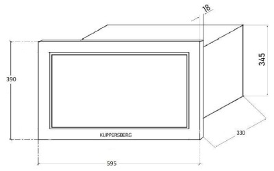 Микроволновая печь встраиваемая Kuppersberg HMW 650 W