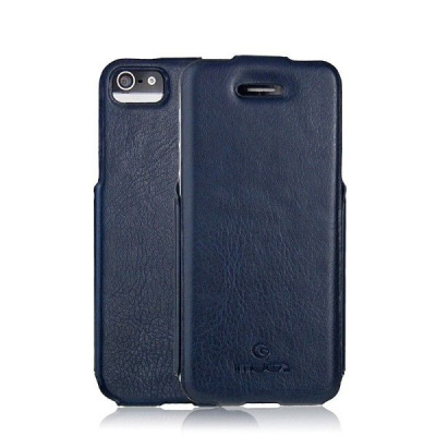 Чехол-книжка iPhone 5-5S Imuca VG Vertical Flip：dark blue