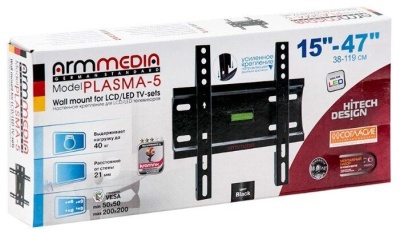 Кронштейн Arm Media Plasma-5 15"- 47" Черный