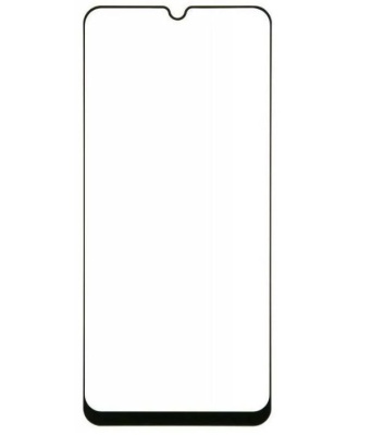 Стекло Samsung A10/A10S/M10 5D (черная рамка)