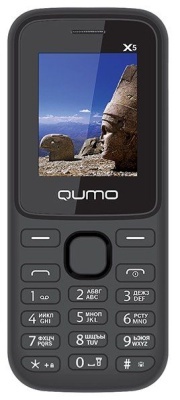 Телефон мобильный Qumo Push X5 Black