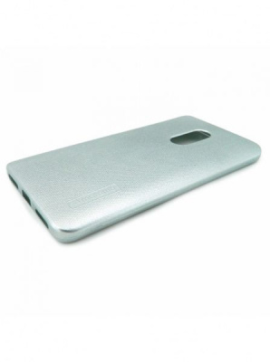 Накладка XiaoMi Redmi Note 4 металл Motomo серебрянная