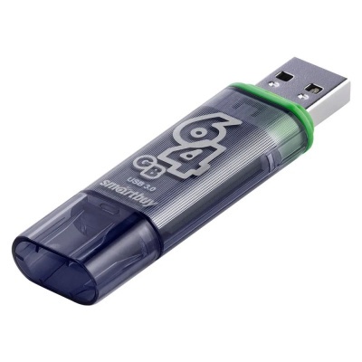USB 3.0/3.1 Smartbuy 64GB Glossy series Dark Grey (SB64GBGS-DG)