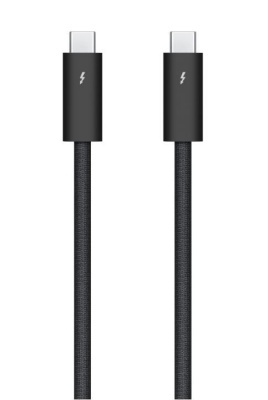 Кабель USB Type-C - USB Type-C чёрный 1.8м Apple Thunderbolt 4 (MN713)