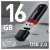 USB 2.0 Smartbuy 16GB Crown Black (SB16GBCRW-K)