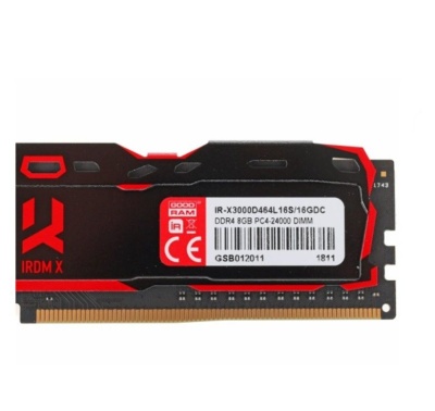 Оперативная память DDR4 16GB GOODRAM PC4-24000 16-18-18 IRIDIUM