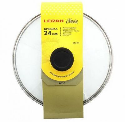 Крышка LERAN CLASSICO GL24-T 24см