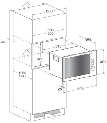 Микроволновая печь встраиваемая Hotpoint-Ariston MWHA 222.1 X