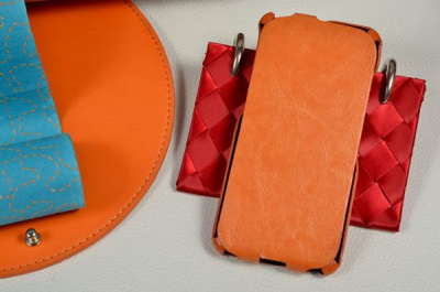 Чехол-книжка Nokia Lumia 720 Aksberry Оранж